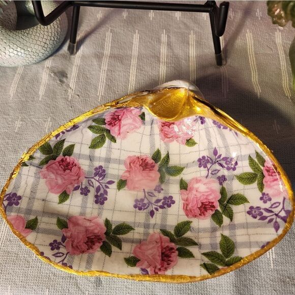 DECOUPAGE CLAM SHELL - Picture 4 of 7